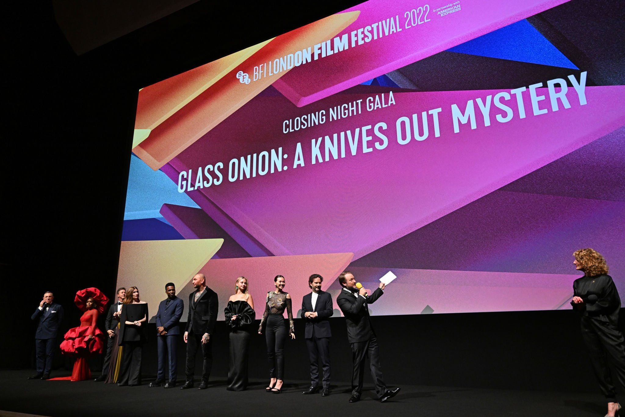 Oct 16 66th BFI London Film Festival 'Glass Onion A Knives Out Mystery' Premiere (Inside